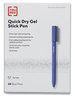 A Picture of product TUD-24377038 TRU RED™ Retractable Quick Dry Gel Pen Fine 0.5 mm, Blue Ink, Barrel, Dozen