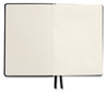A Picture of product TUD-24377298 TRU RED™ Flexible-Cover Business Journal Elastic Closure, 1-Subject, Narrow Rule, Black Cover, (128) 8 x 5.5 Sheets