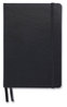 A Picture of product TUD-24377298 TRU RED™ Flexible-Cover Business Journal Elastic Closure, 1-Subject, Narrow Rule, Black Cover, (128) 8 x 5.5 Sheets