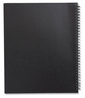 A Picture of product TUD-24377310 TRU RED™ Wirebound Soft-Cover Notebook 1-Subject, Narrow Rule, Black Cover, (80) 11 x 8.5 Sheets