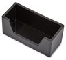 A Picture of product TUD-24380413 TRU RED™ Business Card Holder Holds 80 Cards, 3.97 x 1.73 1.77, Plastic, Black