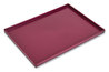 A Picture of product TUD-24380415 TRU RED™ Slim Stackable Plastic Tray 6.85 x 9.88 0.47, Purple