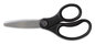 A Picture of product TUD-24380508 TRU RED™ Ambidextrous Stainless Steel Scissors 5" Long, 2.64" Cut Length, Black Straight Ergonomic Handle