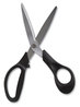 A Picture of product TUD-24380513 TRU RED™ Stainless Steel Scissors 8" Long, 3.58" Cut Length, Black Offset Handle