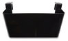 A Picture of product TUD-24380820 TRU RED™ Unbreakable Plastic Wall File Letter Size, 13" x 3.69" 7.17", Black