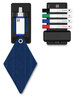 A Picture of product TUD-24398950 TRU RED™ Dry Erase Marker Tank-Style, Medium Chisel Tip, Assorted Colors, 4/Kit