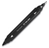 A Picture of product TUD-24417734 TRU RED™ Permanent Marker Pen-Style Twin-Tip, Extra-Fine/Fine Bullet/Needle Tips, Assorted Colors, 4/Pack