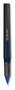 A Picture of product TUD-24419530 TRU RED™ Roller Ball Pen Stick, Fine 0.5 mm Needle Tip, Blue Ink, Black/Blue/Clear Barrel, Dozen