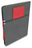 A Picture of product TUD-24421817 TRU RED™ Mastery Journal Large with Pockets, 1-Subject, Narrow Rule, Charcoal/Red Cover, (192) 10 x 8 Sheets
