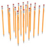 A Picture of product TUD-24424022 TRU RED™ Wooden Pencils Pre-Sharpened Pencil, HB (#2), Black Lead, Yellow Barrel, 24/Pack