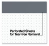 A Picture of product TUD-59957 TRU RED™ Writing Pad Dotted Rule (4 sq/in), 50 White 8.5 x 11 Sheets