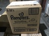 A Picture of product PGC-87076 Pampers® Sensitive Baby Wipes. 6.8 X 7 in. White. Unscented. 56/pack, 8 packs/carton.