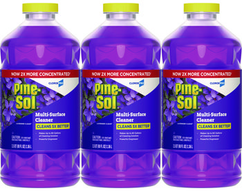 Pine-Sol® CloroxPro™ Multi-Surface Cleaner Concentrated Lavender Clean Scent, 80 oz Bottle, 3/Carton