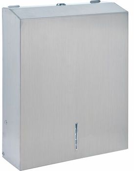 Genuine Joe® Metal C-Fold and Multifold Paper Towel Dispenser Cabinet. 13.5 X 4.25 X 11 in.