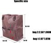 A Picture of product AMZ-HYFT102 Housekeeping/Janitorial Cart Bag Storage Bag. 18 X 8 X 16 in. Brown.