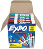 A Picture of product SAN-2135174 EXPO® Low Odor Dry Erase Vibrant Color Markers Broad Chisel Tip, Assorted Colors, 36/Pack