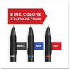 A Picture of product SAN-2096134 Sharpie® S-Gel™ High-Performance Pen Gel Retractable, Medium 0.7 mm, Black Ink, Barrel, 4/Pack