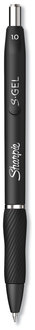 Sharpie® S-Gel™ High-Performance Pen Gel Retractable, Bold 1 mm, Black Ink, Barrel, 4/Pack