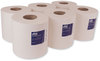 A Picture of product TRK-121204 Tork® Centerfeed Hand Towel 2-Ply, 7.6 x 11.8, White, 600/Roll, 6 Rolls/Carton