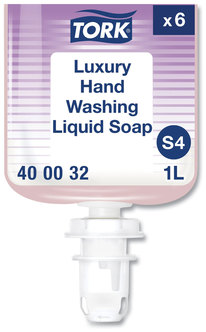 Tork® Luxury Liquid Soap Soft Rose Scent, 1L Refill, 6/Carton