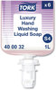 A Picture of product TRK-400032 Tork® Luxury Liquid Soap Soft Rose Scent, 1L Refill, 6/Carton