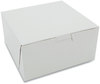 A Picture of product SCH-1505 SCT® White One-Piece Non-Window Bakery Boxes Standard, 3 x 6 Paper, 250/Carton