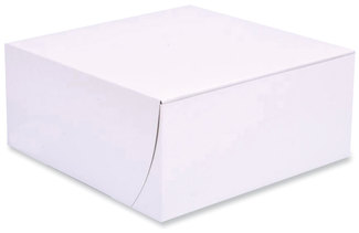 SCT® Bakery Boxes Standard, 9 x 4, White, Paper, 200/Carton