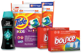 Tide® Better Together Laundry Care Bundle (2) Bags Pods, Boxes Bounce Dryer Sheets, (1) Bottle Downy Unstopables
