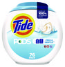 A Picture of product PGC-09488 Tide® PODS™ Laundry Detergent Free and Gentle, 63 oz Tub, 76 Pacs/Tub, 4 Tubs/Carton