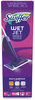 A Picture of product PGC-49886 Swiffer® WetJet® Mop Starter Kit with 10 Pads and 1 Cleaner, 11.3 x 5.4 Head, Silver Handle