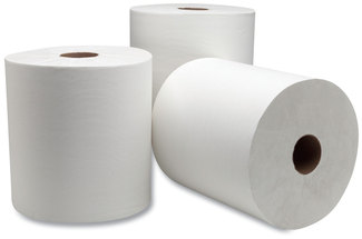 Tork® Advanced Hardwound Roll Towel, 1-Ply, 7.88" x 1,000 ft, White, 6 Rolls/Case
