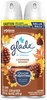 A Picture of product SJN-346577 Glade® Air Freshener Room Spray. 8.3 oz. Cashmere Woods scent. 2 cans/pack, 3 packs/carton.