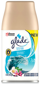 Glade® Automatic Air Freshener Aqua Waves, 6.2 oz, 4/Carton