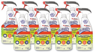 Fantastik® Multi-Surface Disinfectant Degreaser Herbal, 32 oz Spray Bottle, 8/Carton