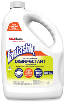 Fantastik® Multi-Surface Disinfectant Degreaser Pleasant Scent, 1 Gallon Bottle, 4/Carton