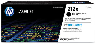 HP 212X Original LaserJet Toner Cartridges (W2120X) High-Yield Black Cartridge