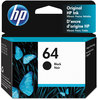 A Picture of product HEW-N9J90AN HP 64 Original Ink Cartridges (N9J90AN) Black Cartridge