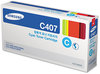 A Picture of product HEW-SU001A Samsung CLT-407S Toner Cartridges SU001A (CLT-C407S) 1,000 Page-Yield, Cyan