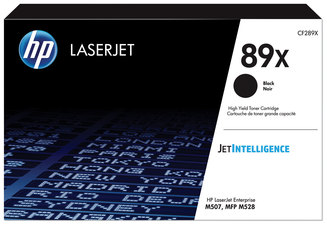 HP 89X Original LaserJet Toner Cartridge (CF289X) High-Yield Black