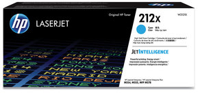 HP 212X Original LaserJet Toner Cartridges (W2121X) High-Yield Cyan Cartridge