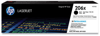 HP 206X High Yield Original LaserJet Toner Cartridge (W2110X) High-Yield Black