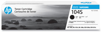 Samsung MLT-D104 Toner Cartridges SU750A (MLT-D104S) 1,500 Page-Yield, Black