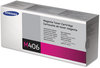 A Picture of product HEW-SU256A Samsung CLT-406S Toner Cartridges SU256A (CLT-M406S) 1,000 Page-Yield, Magenta