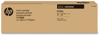Samsung CLT-506L Toner Cartridges SU175A (CLT-K506L) High-Yield 6,000 Page-Yield, Black