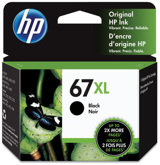 HP 67XL Black Ink Cartridge (3YM57AN) High-Yield Original
