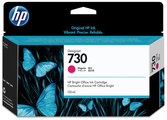 HP P2V62A-P2V73A Ink 730, (P2V63A) Magenta Original Cartridge