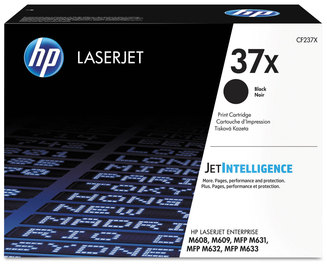 HP 37X High Yield Original LaserJet Toner Cartridge (CF237X) High-Yield Black