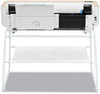 A Picture of product HEW-5HB12A HP DesignJet Studio 24" Large-Format Wireless Plotter Printer Wood