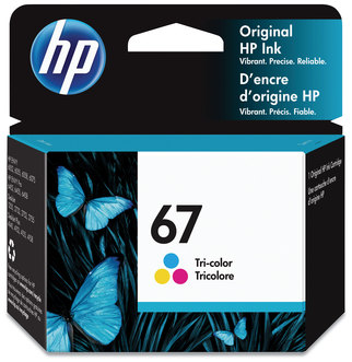HP 67 Tri-Color Ink Cartridge (3YM55AN) Original