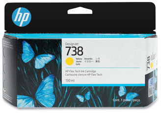 HP 738 DesignJet Ink Cartridges (498N7A) Yellow Original Cartridge